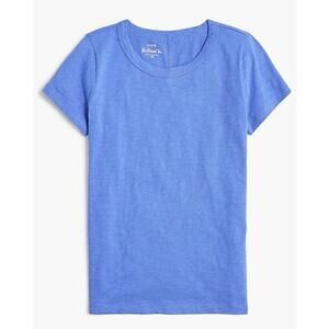 JCrew Factory Women's Cotton Girlfriend Crewneck Tee AJ089 Cool Lilac Sz S NWOT